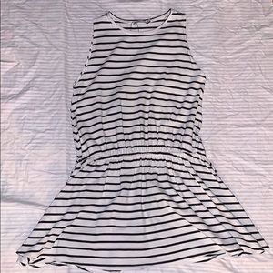 Zara special t drop waist dress size small euc